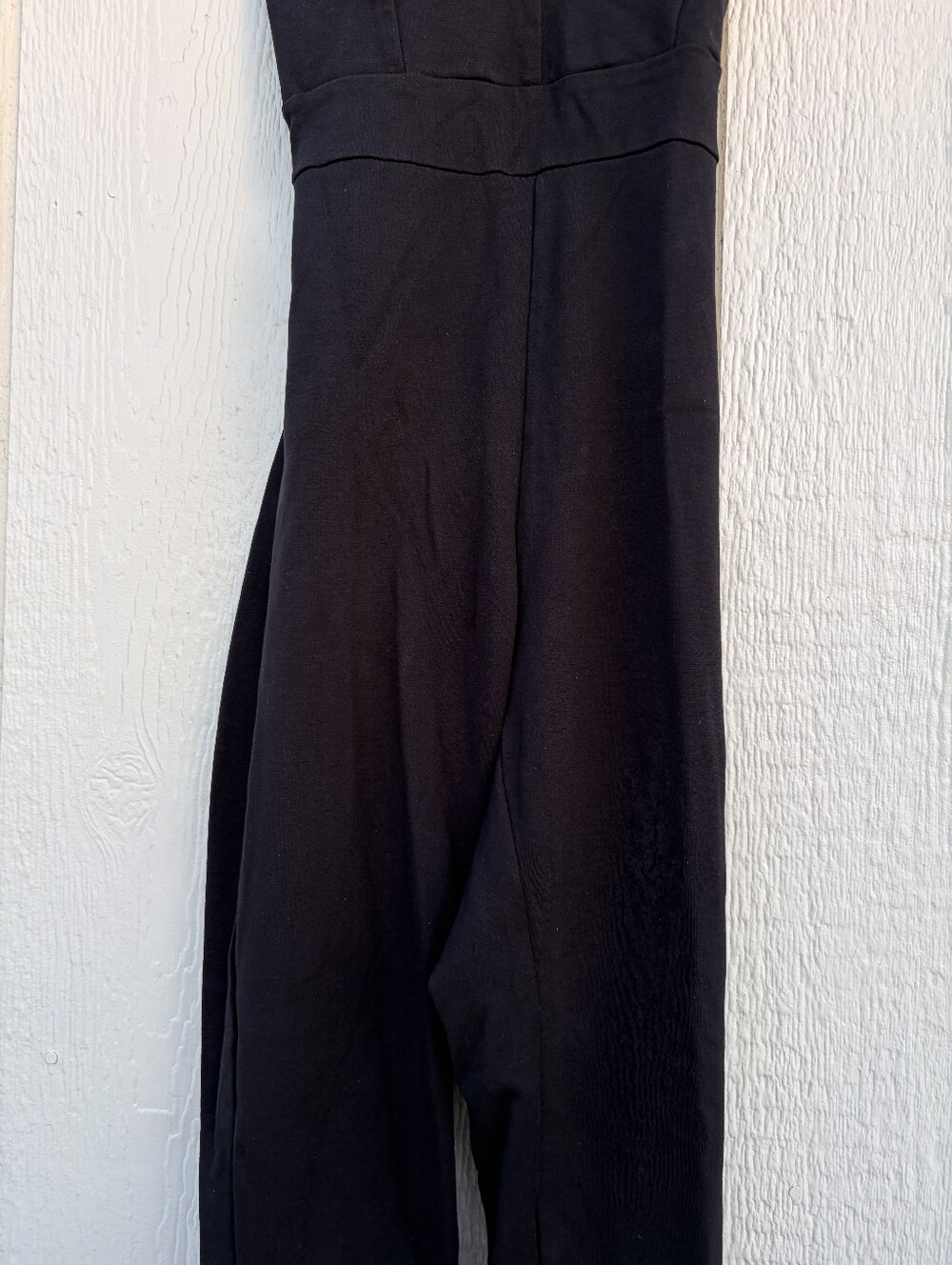 Cherry Mellow Lace-Trim Black Jumpsuit with Spaghetti Straps Women's Size L - Picture 6 of 14